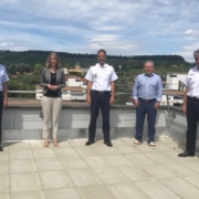 Isabell Huber besucht das Polizeipräsidium Heilbronn